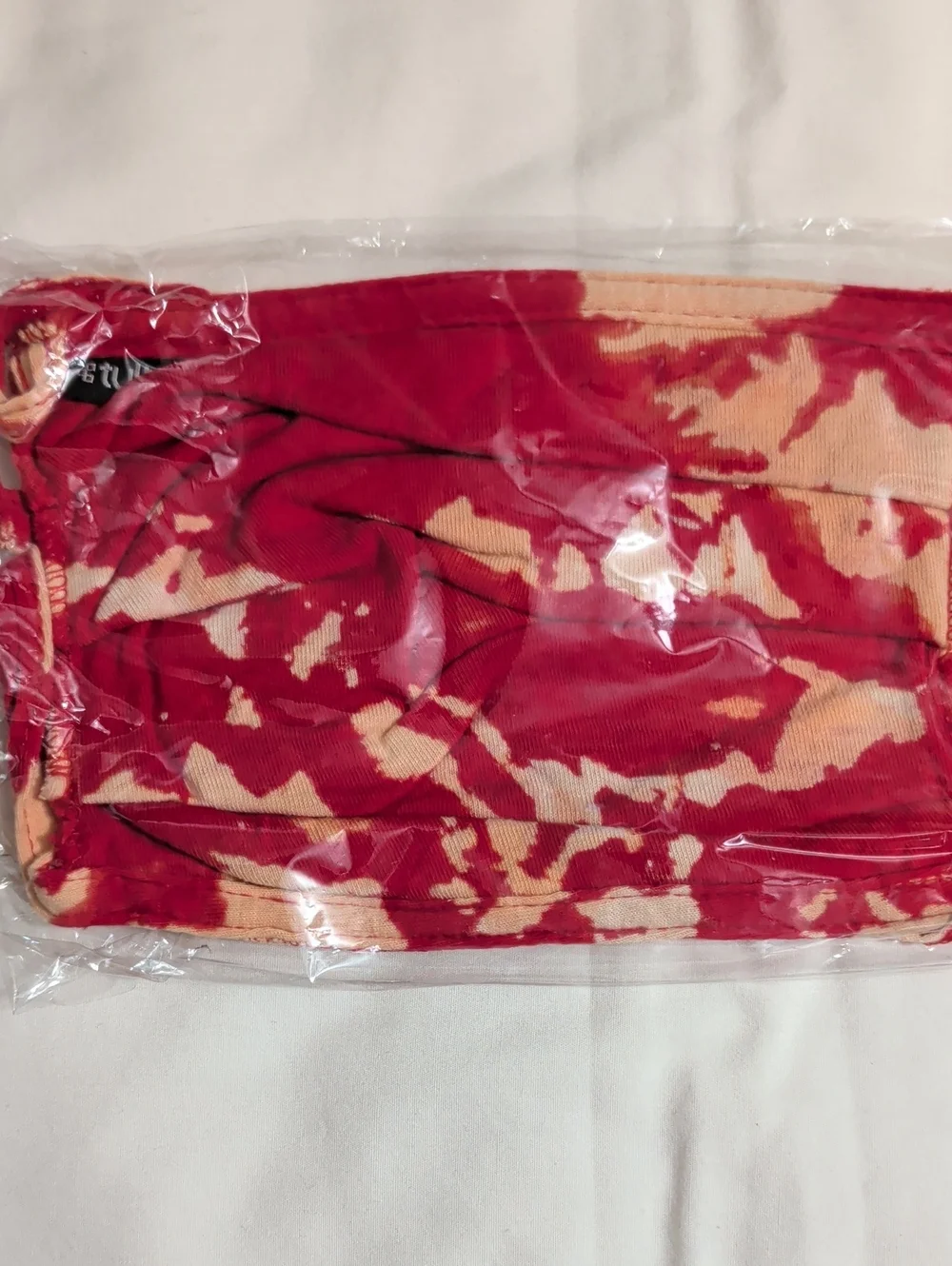 NWOT (006) Tultex Unisex Assorted Tie-Dye Face Masks Multi 8 Pack